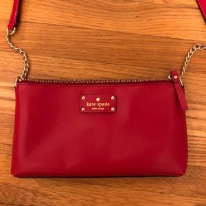 New Kate Spade red crossbody